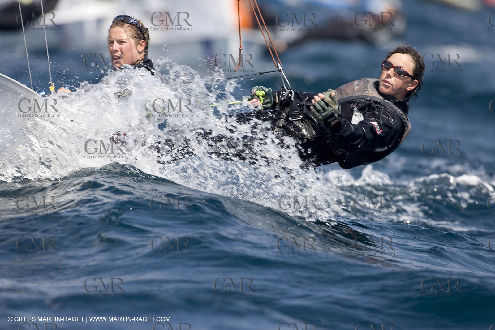 27 04 2007 - 2007 Semaine Olympique Française - Hyères (South of France) - Day 6 - Medal Race - Team France - Lecointre-Lemaître