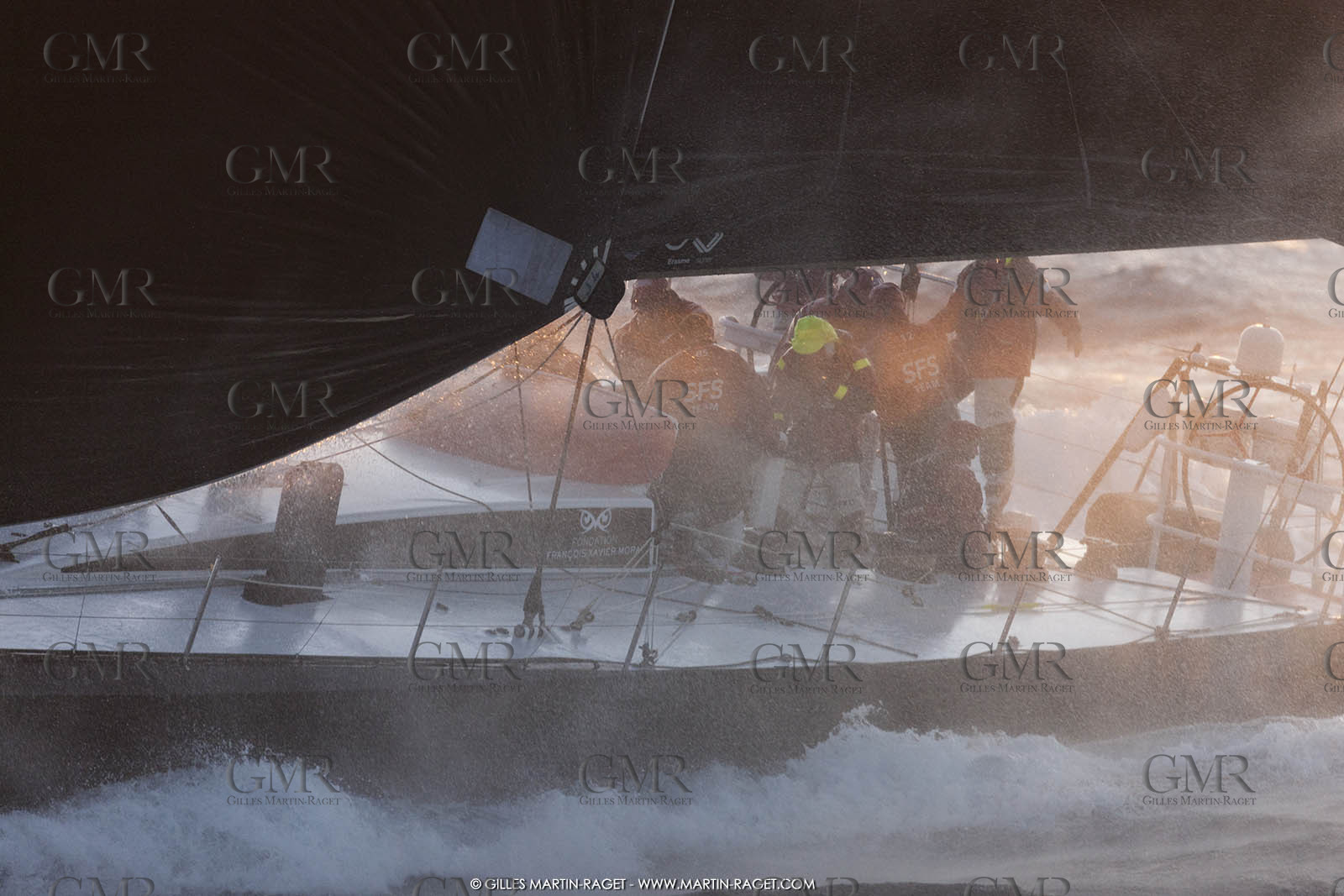 09 10 2017, Calvi (FRA,20), VOR 70 Babsy, Tentative de record autour de la Corse à la voile, skipper Franck Cammas