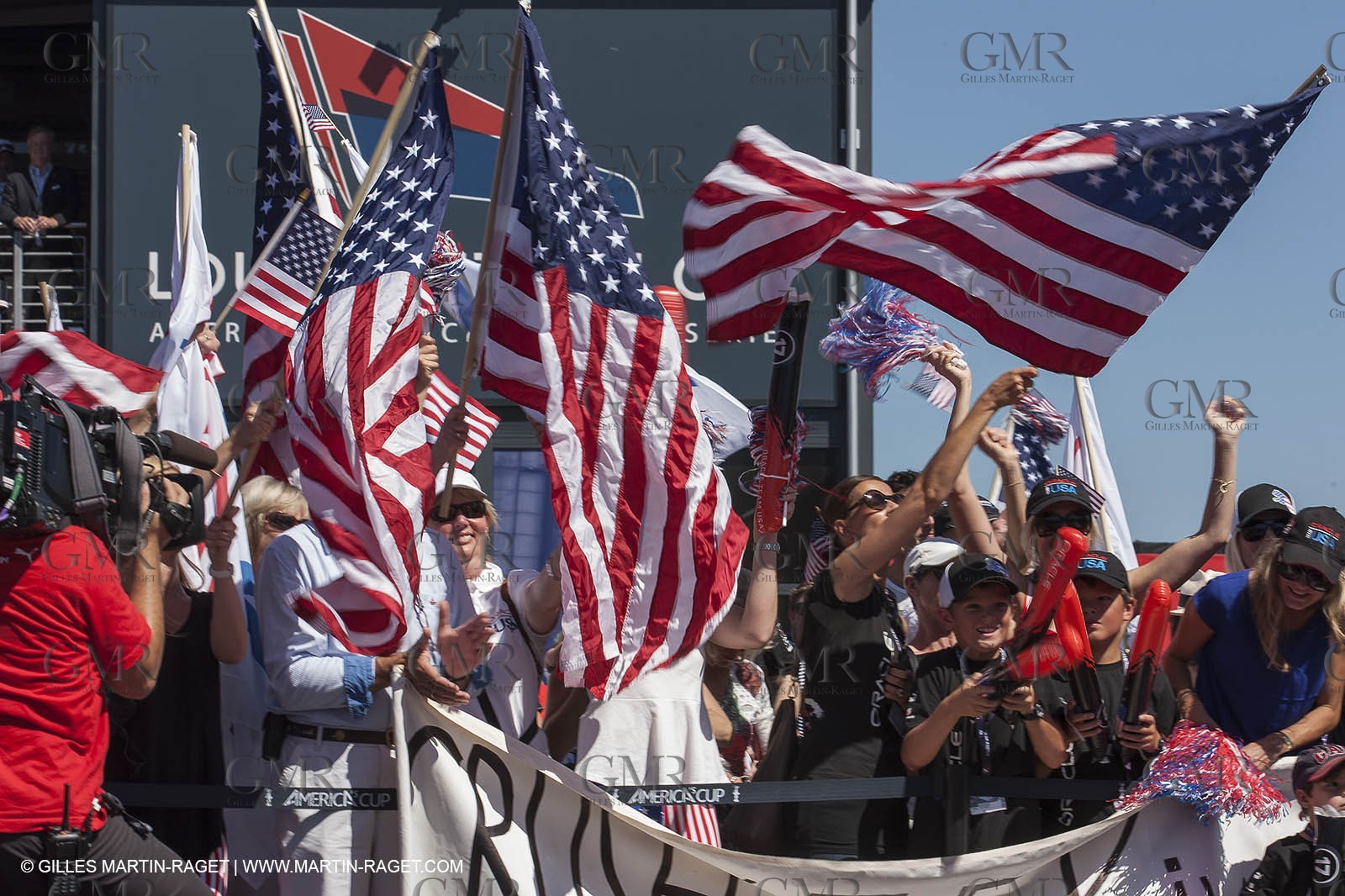 07 09 2013 - San Francisco (USA,CA) - 34th America's Cup -34th America's Cup; Race Day 1, Oracle Team USA vs Emirates Team New Zealand; Dock Out Show at America's Cup Park