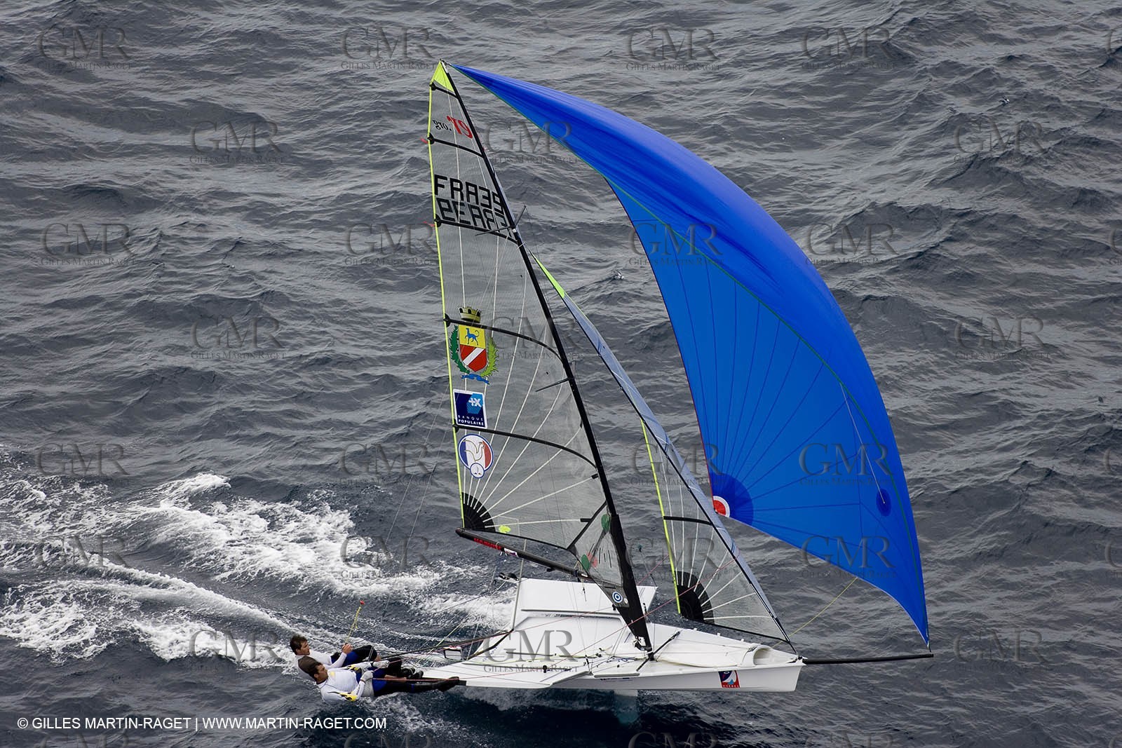 26 04 2007 - 2007 Semaine Olympique Française - Hyères (South of France) - Day 5 - Team France - 49er - LAGRAVIERE-CHRISTIDIS