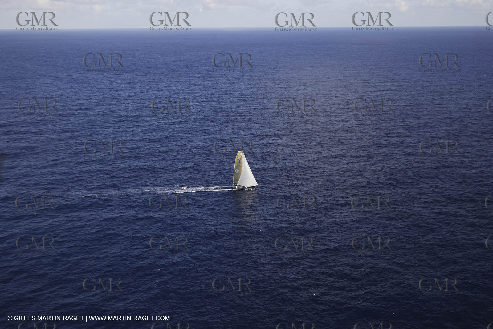 05 11 2006 - Pointe à Pitre Guadelupe (FRA) - Route du Rhum 2006 arrival - overall winner Lionel Lemonchois (Gitana 11)