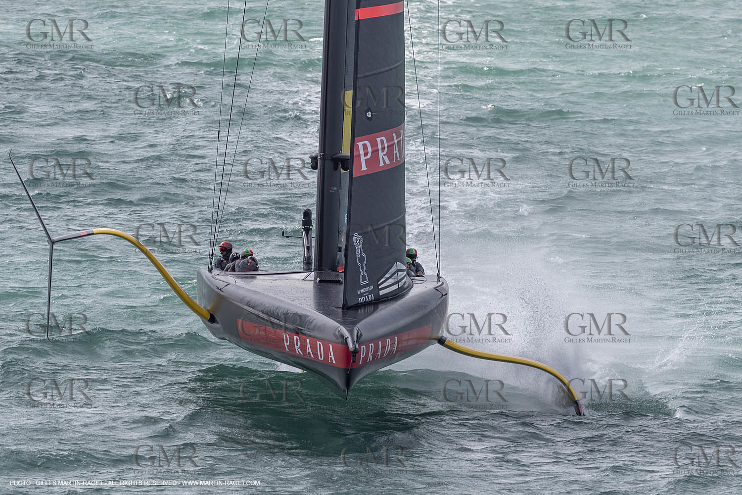 10 12 2020 - Auckland (NZL) - 36th America's Cup - Practice Sessions - Day 2 -Luna Rossa Prada Pirelli Team