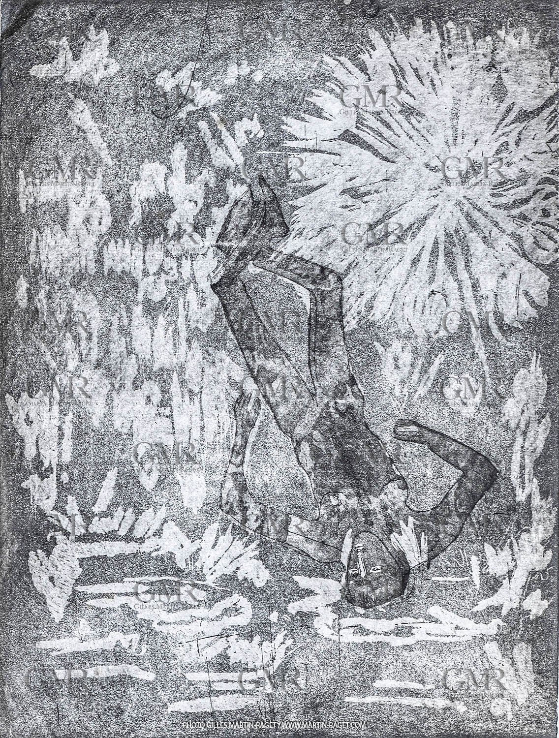 12 07 2020, St Rémy de Provence (FRA, 13) Oeuvre Germaine Richier, gravure