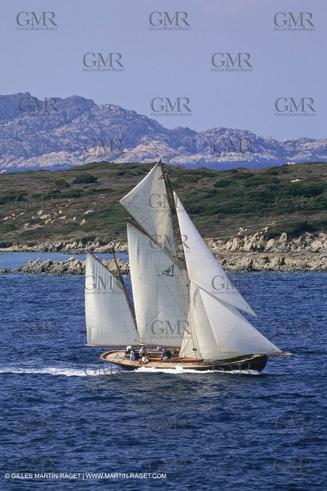 Costa Smeralda (Italia, Sardinia) - Classic yachts in La Maddalena archipelago
