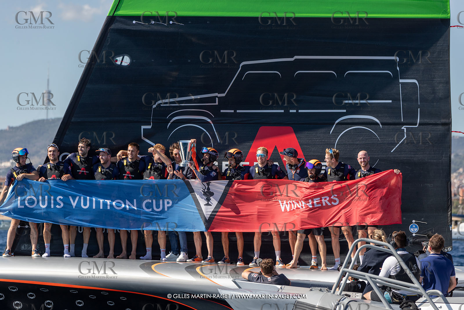 04 10 2024, Barcelona (ESP), 37th America's Cup, Louis Vuitton Cup Final, Race Day 7