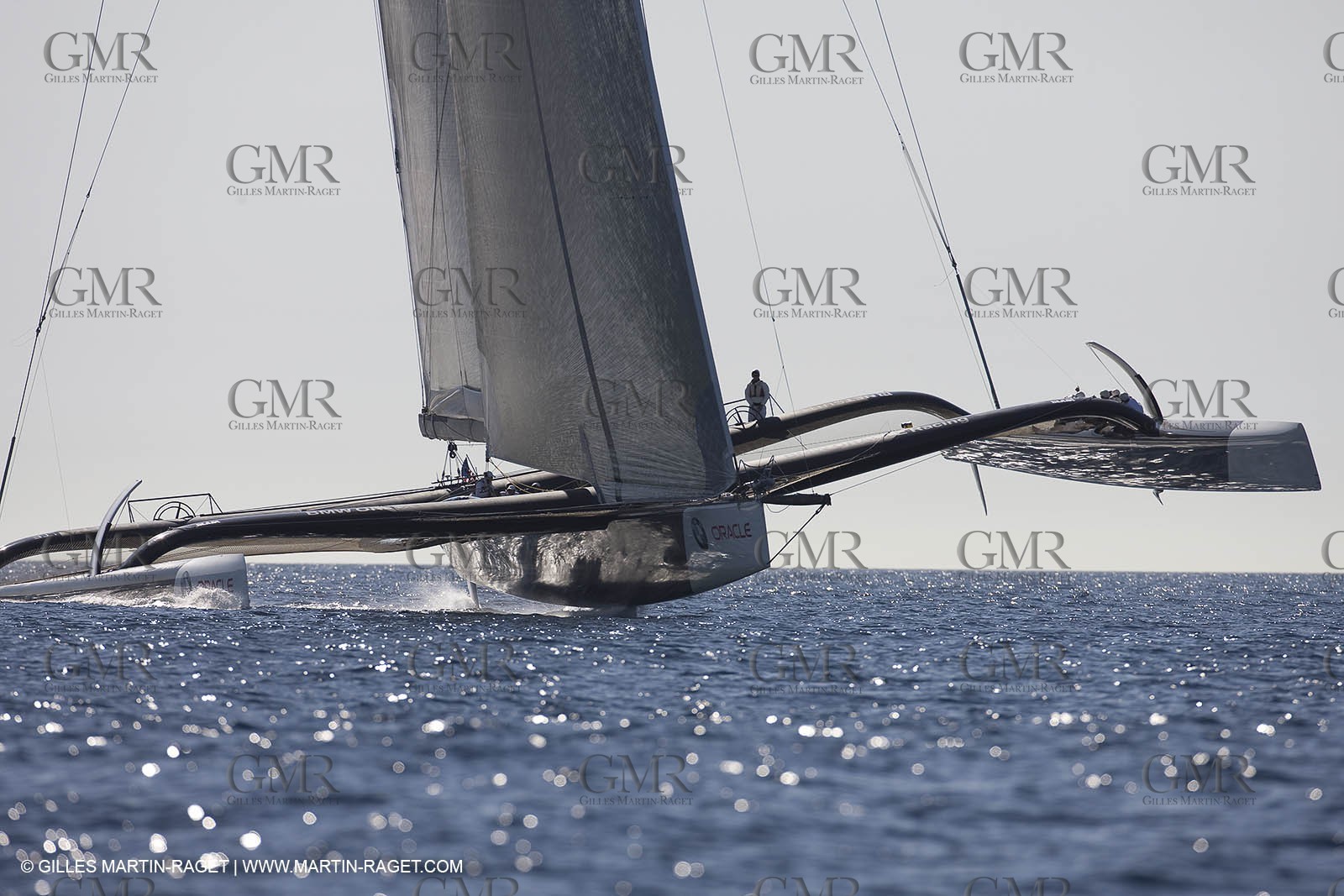 18 11 2008 - San Diego (CA, USA) - America's Cup - BMW ORACLE Racing - 90 ft trimaran sea trials - San Diego
