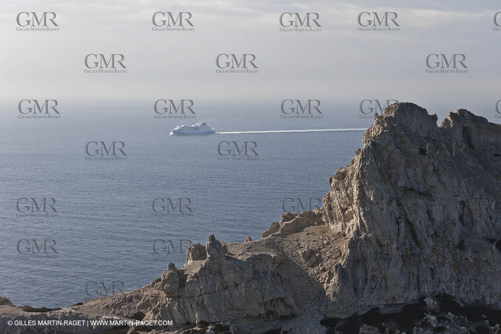 14 01 2012 - Marseille (FRA,13) - La Meridionale shipping company - the Piana off Marseille and the Calanques
