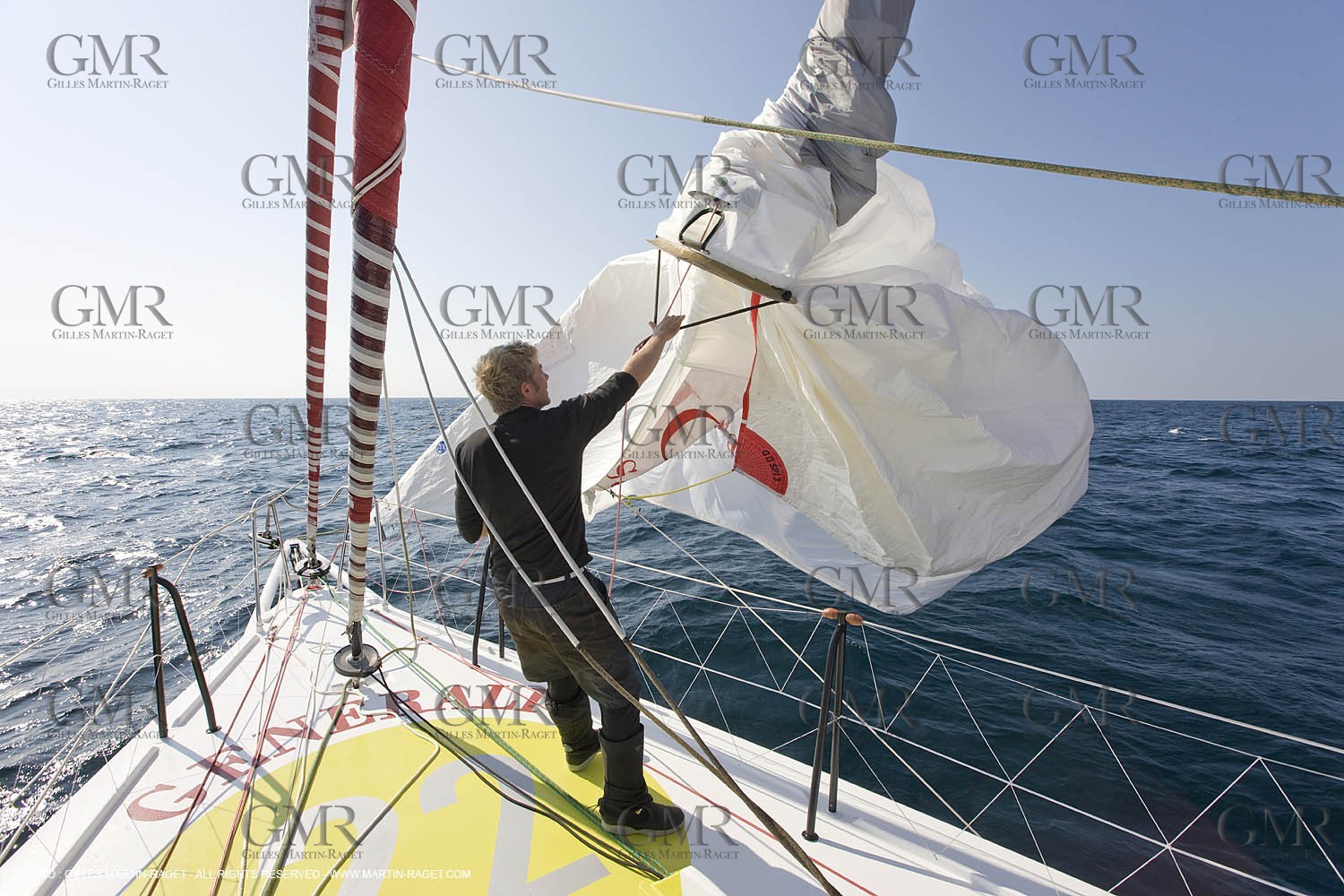 27 09 2008 - Lorient (FRA, 56) - Onboard Generali with Yann Eliès - Vendée Globe 2008 Training