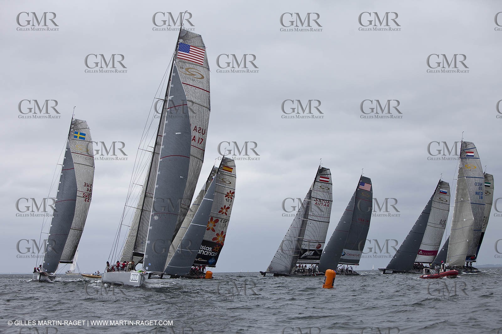 13 06 2010 - Copenhagen (DK) - 2010 RC 44 Championship Tour - RC44 Copenhagen Cup - BMW ORACLE Racing - Day 5 - Fleet racing