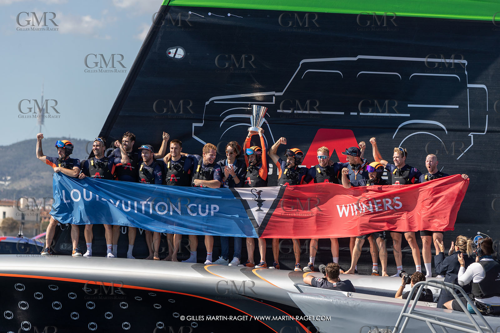 04 10 2024, Barcelona (ESP), 37th America's Cup, Louis Vuitton Cup Final, Race Day 7