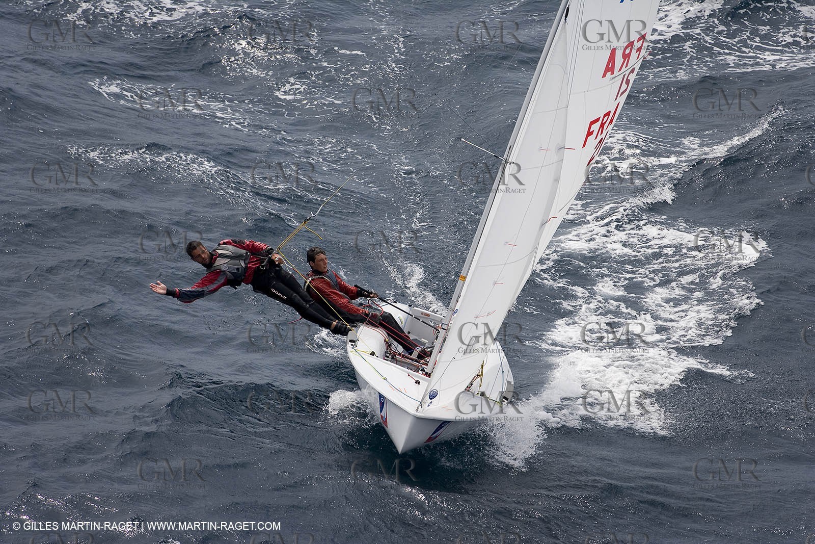 26 04 2007 - Semaine Olympique Française 2007 - Hyères - Jour 5 - Team France - 470 Homme
