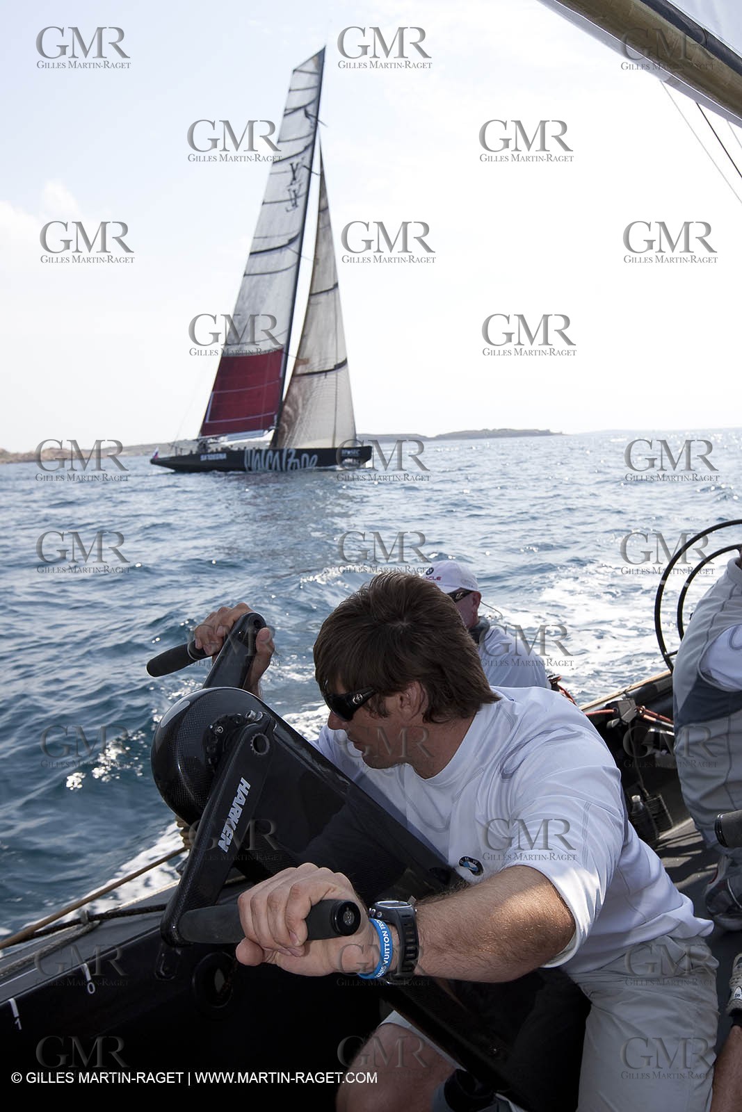 19 05 2010 - La Maddalena (ITA, Sardinia) Louis Vuitton Trophy - BMW ORACLE Racing - Training
