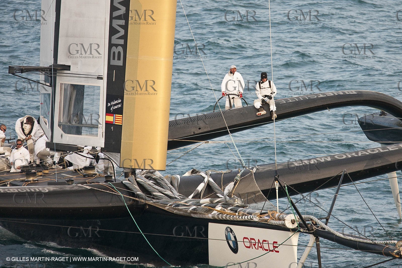 11 02 2010 - Valencia (ESP) - 33rd America's Cup - BMW ORACLE Racing - Day off 2