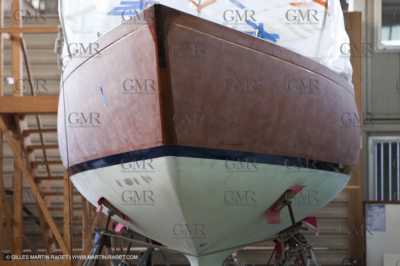 13 03 2010 - La Ciotat (FRA,13) - Fantasque -  modifications at Charpentiers Réunis boatyard