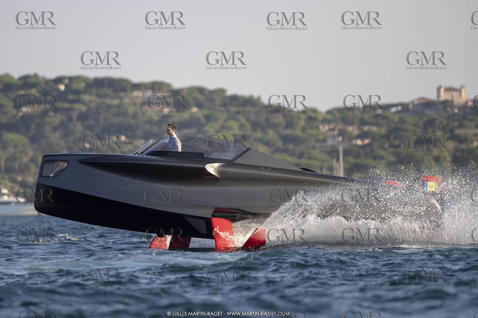 09 08 2018, Saint-Tropez (FRA,83), Foiler, the Flying Yacht by Enata