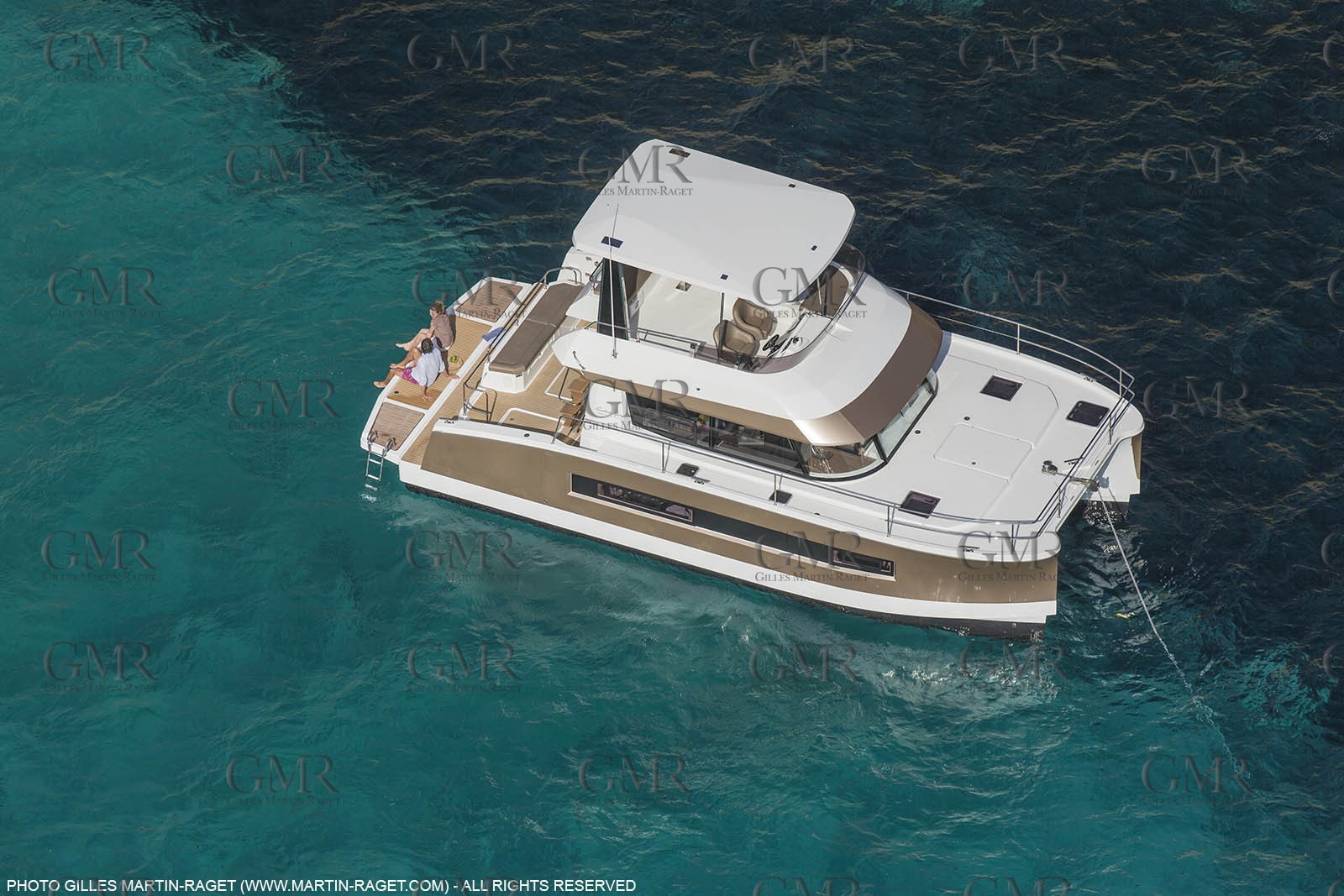 08 04 2015, Andraitx (Isla de Mallorca, Islas Baleares, ESP), Chantier Fountaine-Pajot, Motor Yacht 37