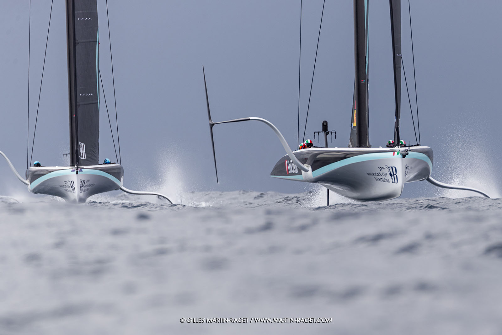 18 09 2024, Barcelona (ESP), Unicredit Youth America's Cup, Race Day 2