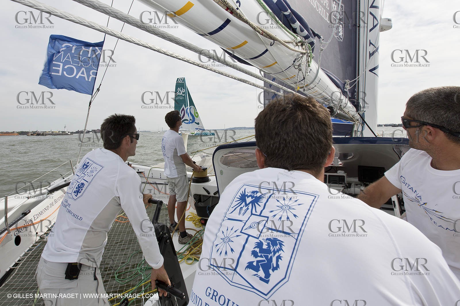 05 07 2012 - New York (USA) - Ocean Krys Race - Speed runs in fornt of NY city