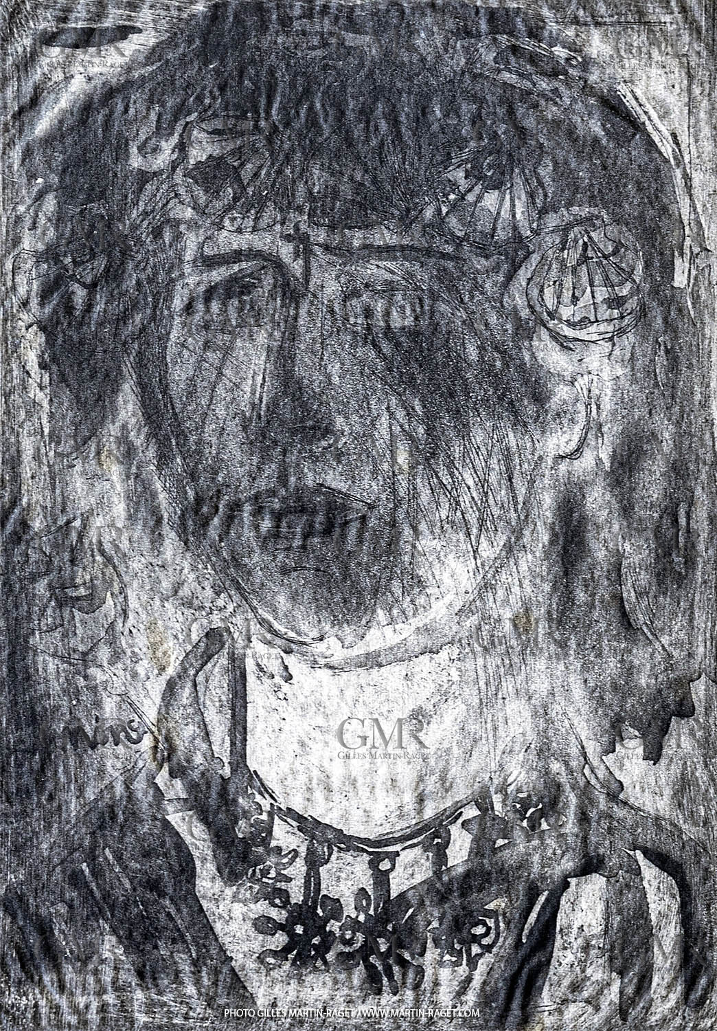 12 07 2020, St Rémy de Provence (FRA, 13) Oeuvre Germaine Richier, gravure