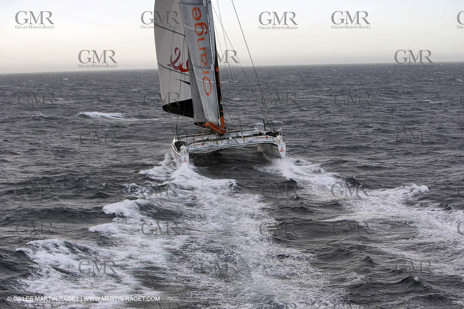 Orange II-2004 Mediterranée Record-Start off Marseilles