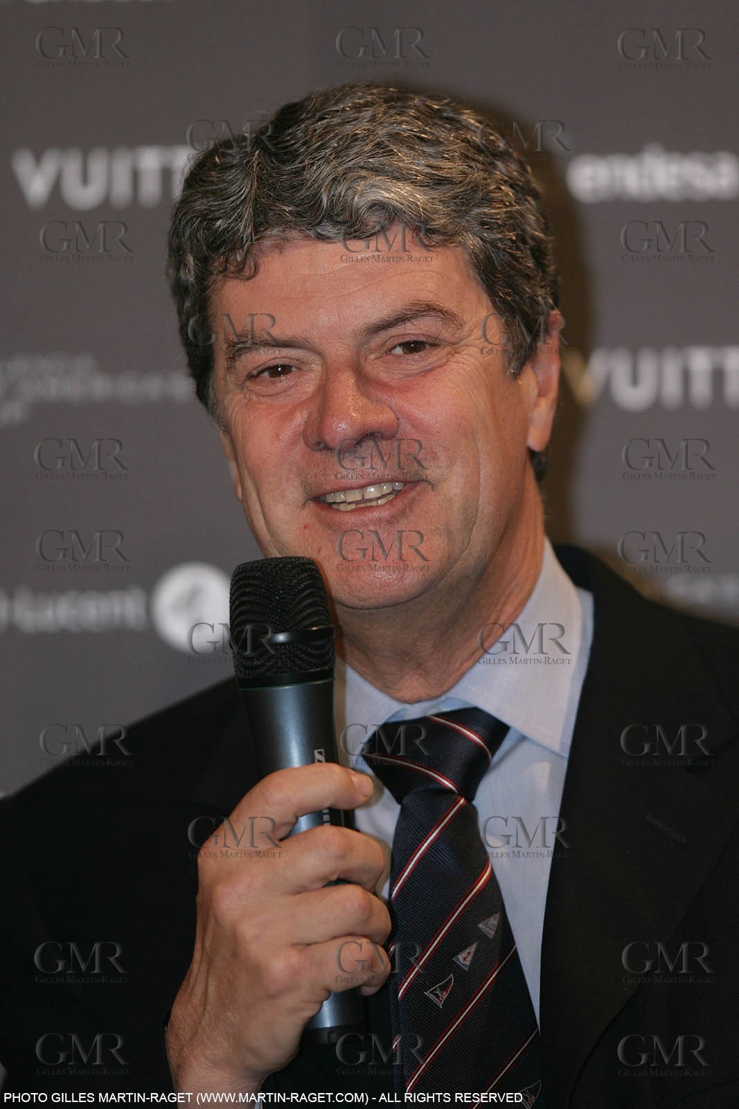 14 04 2007-Valencia (Spain)- 32nd America's Cup - BMW ORACLE Racing - Louis Vuitton Cup skippers opening press conference