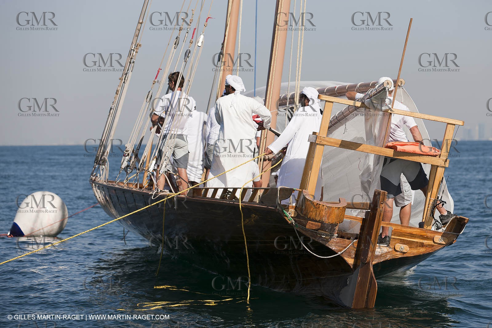 20 11 2010 - Dubai (UAE) - Dubai Louis Vuitton Trophy - Traditionnal dhow races for competing teams