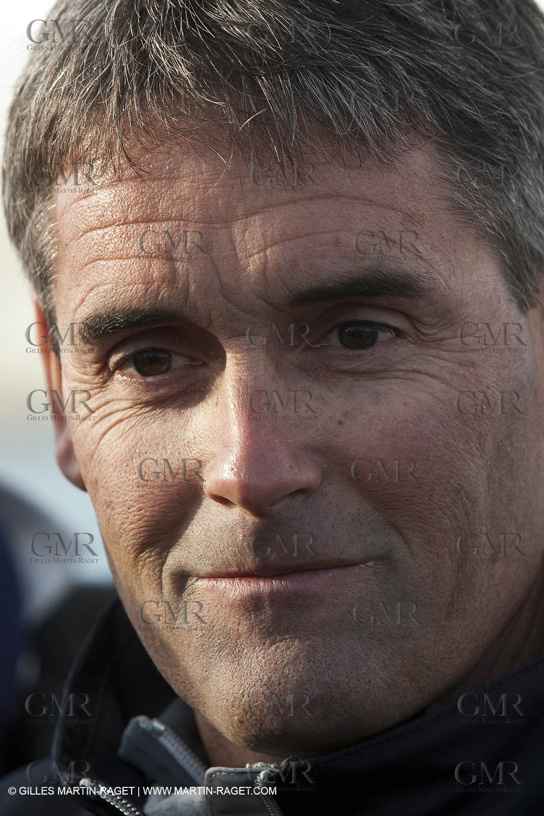 19 01 2010 - Valencia (ESP) - 33rd America's Cup - BMW ORACLE Racing - Boat preparation - Valencia Training - Sail 3 - International press visit base - Russell Coutts