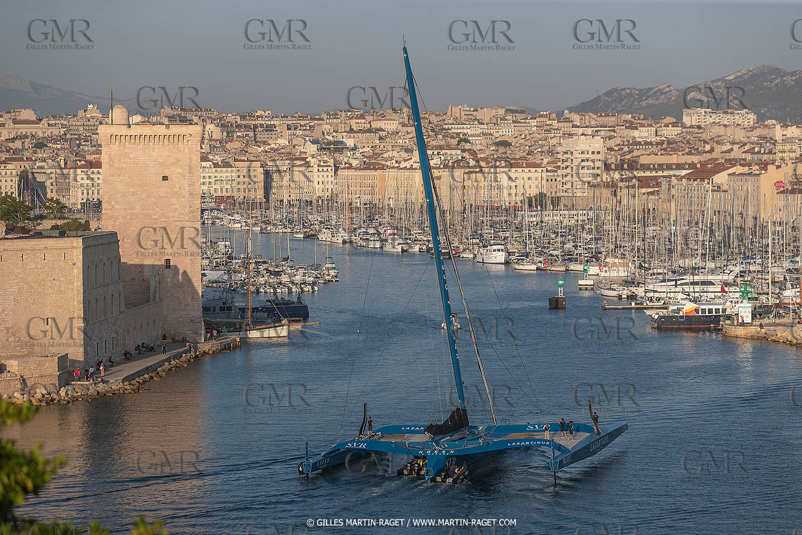 17 05 2022, Marseille (FRA), Arrivée du trimaran Ultim SVR LAZARTIGUE à Marseille