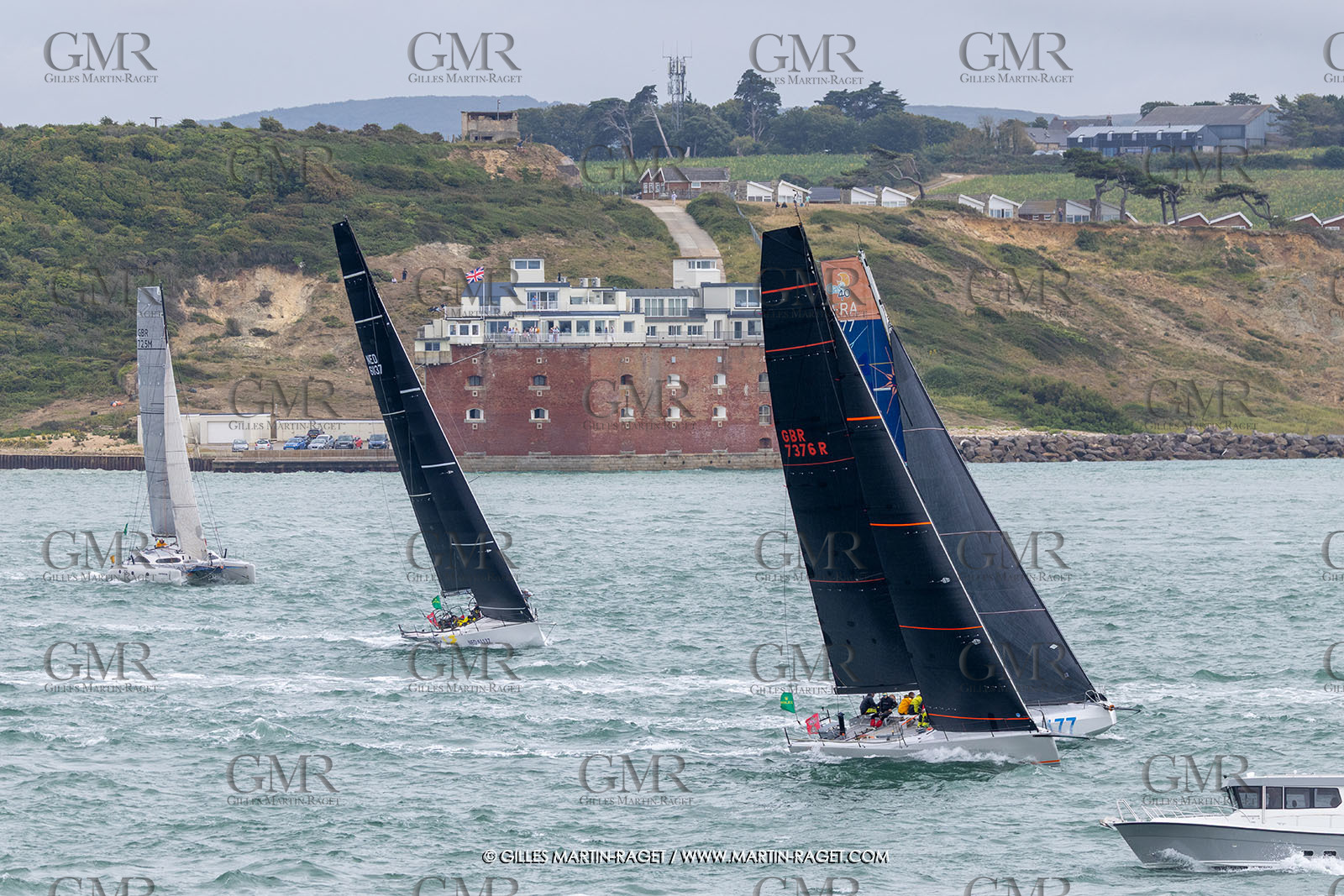 26 07 2025, Cowes (UK, IOW), Admiral's Cup 2025, Rolex Fastnet Race start,