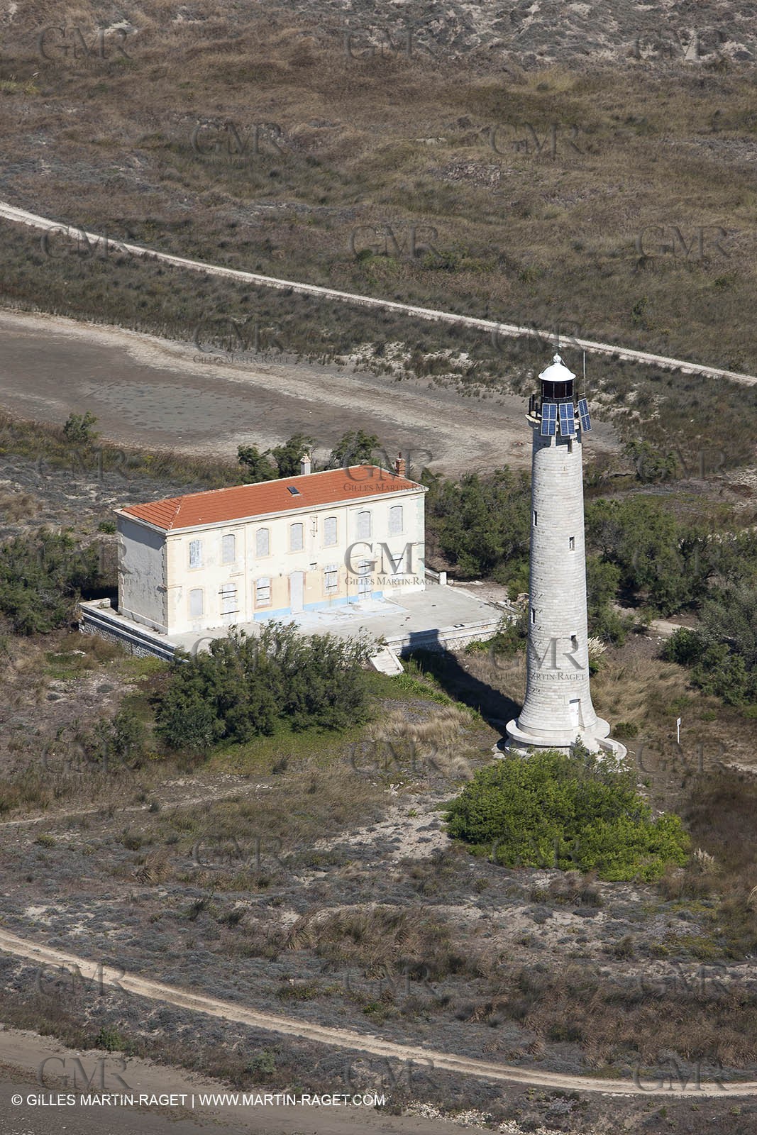 25 09 2010 - Aerial Camargphotos of the coastline from Marseille to La Grande Motte via the Camargue - Phare de Beauduc