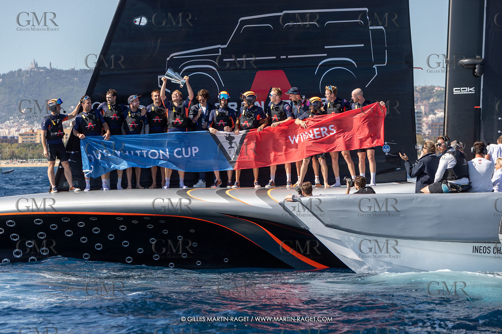 04 10 2024, Barcelona (ESP), 37th America's Cup, Louis Vuitton Cup Final, Race Day 7