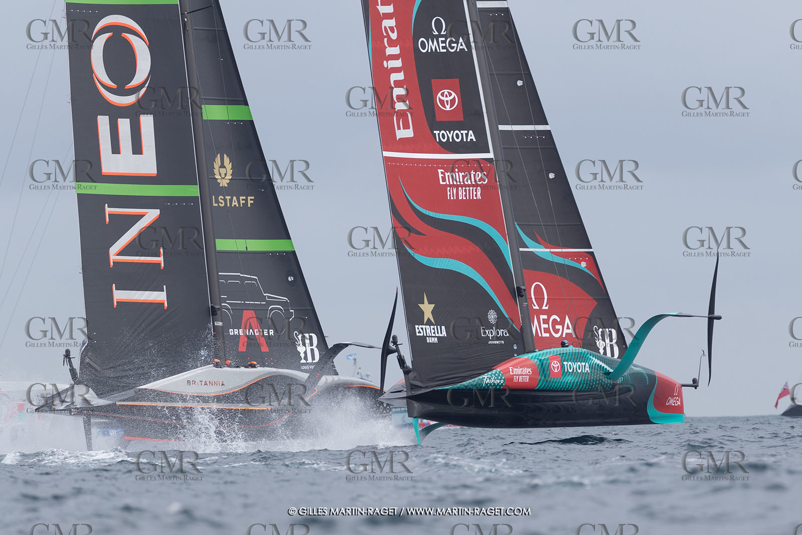 12:10 2024, Barcelona (ESP), Louis Vuitton 37th America's Cup, Final Match, Race Day 1, Race 2