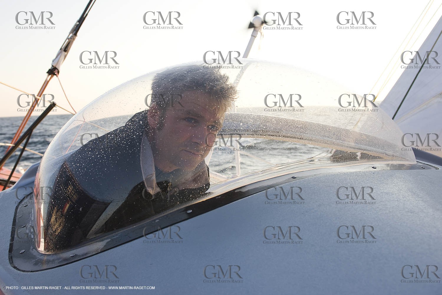 27 09 2008 - Lorient (FRA, 56) - Onboard Generali with Yann Eliès - Vendée Globe 2008 Training