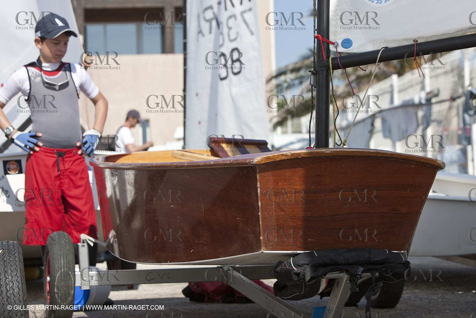 24 05 2010 - Hyères (FRA,83) - wooden optimist