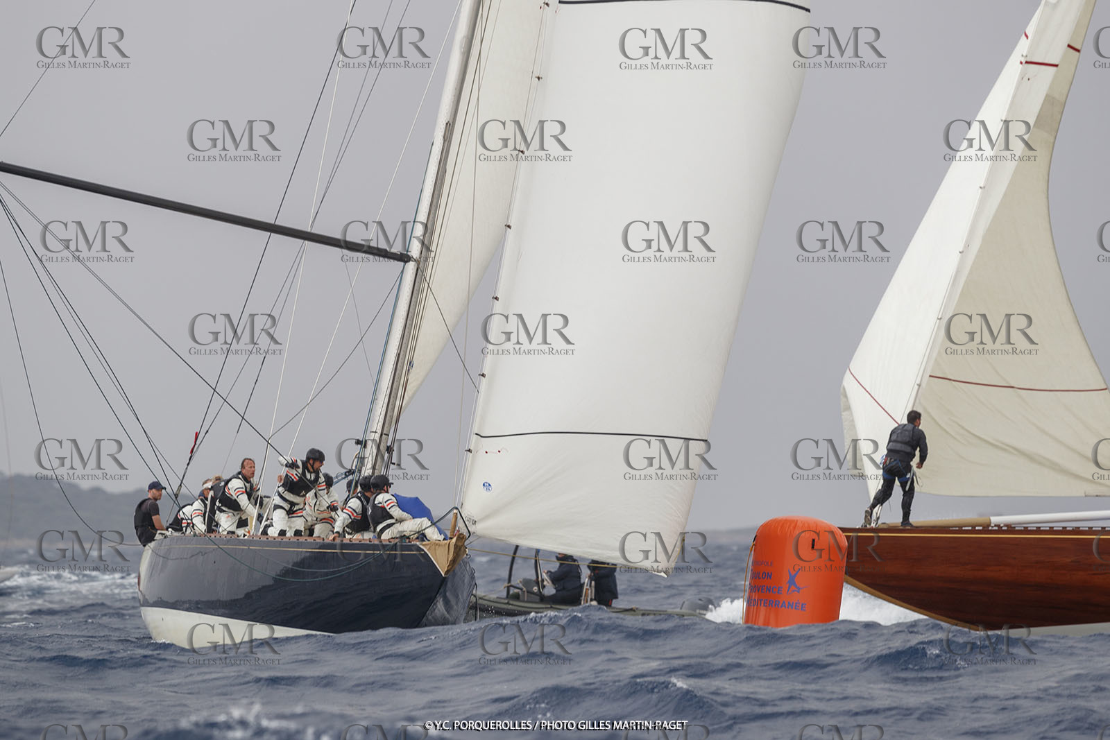 19 06 2024, Porquerolles Island (FRA), Championnat du monde des 12 m JI 2024, Race Day 1