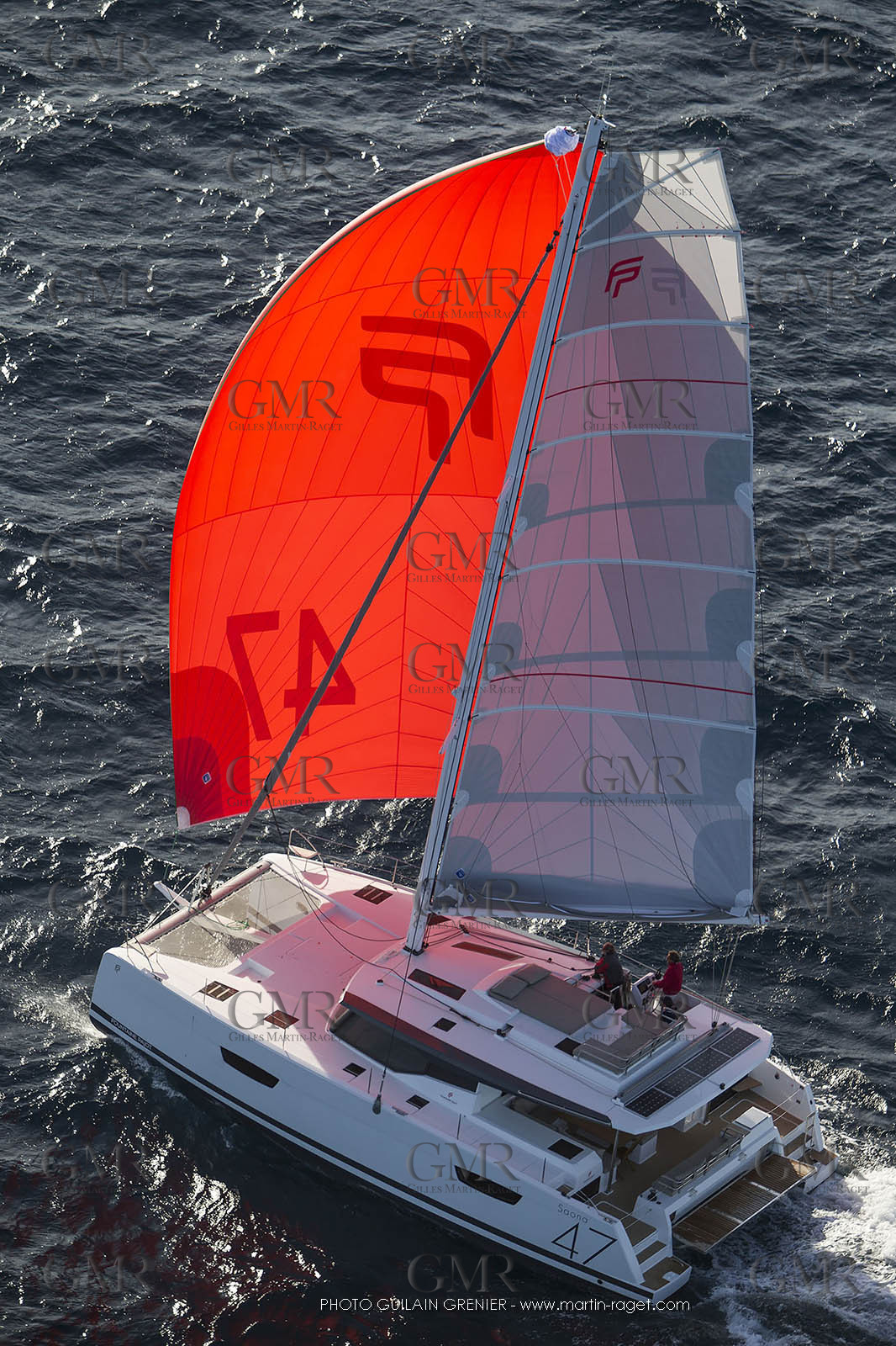 Saona 47 - Fountaine Pajot - shooting helico - 7 6 2017 - Photo Guilain Grenier