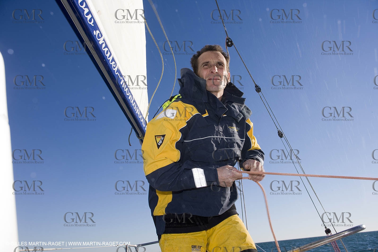 15 02 2007 - La Grande Motte (FRA) - Onedesign Figaro II - Thierry Duprey du Vorsent (Domaine de Monts d'Arbois)