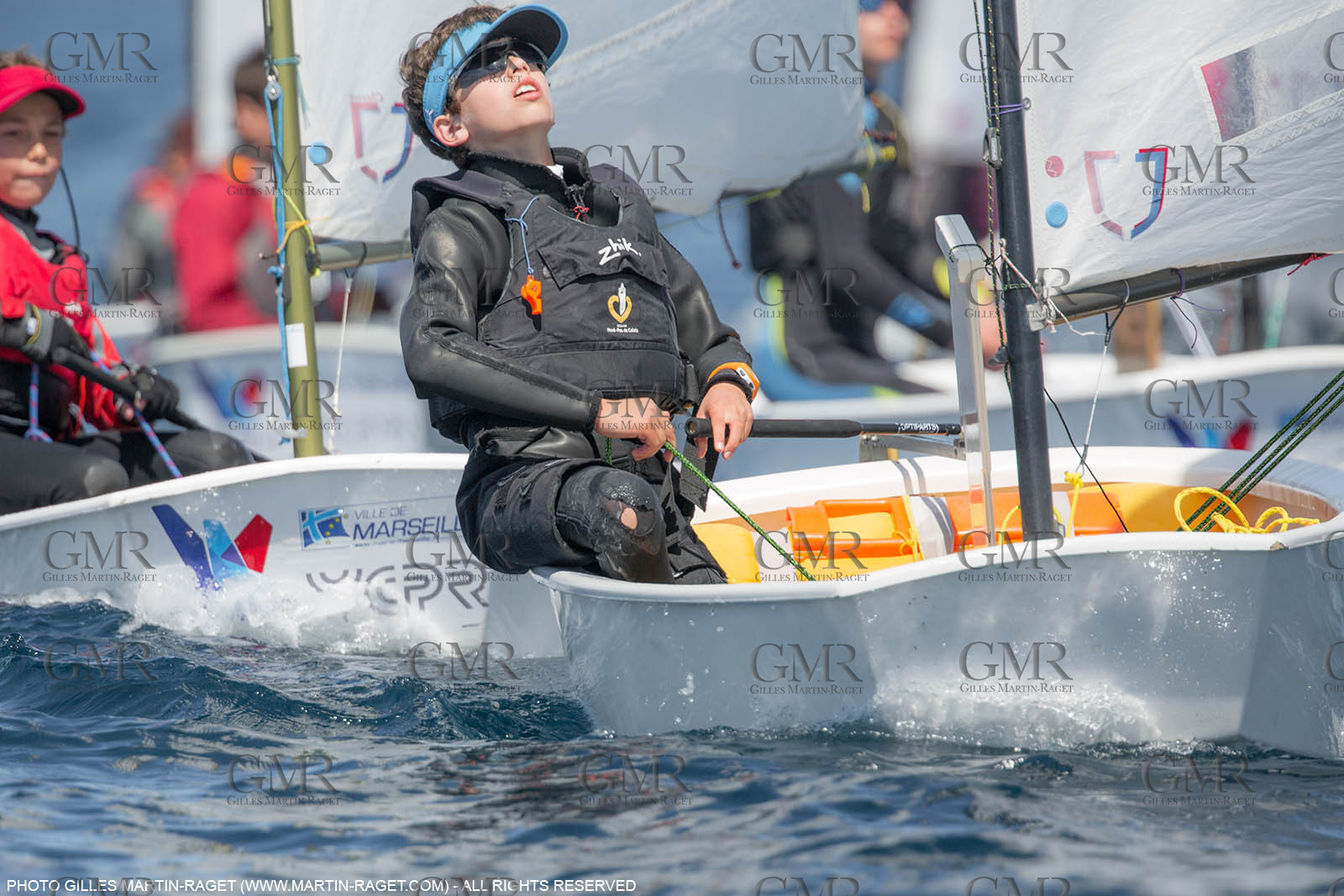 14 04 2016, Marseille (FRA,13), SNIM Dériveurs, Coupe Internationale de Printemps Optimist, Day 4