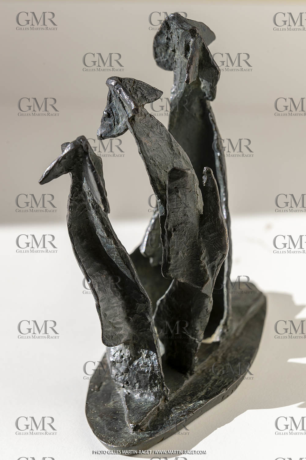 19 02 2020, Marseille (FRA,13), Oeuvre de Germaine Richier, Le Crochet ou Hydre 1954, Bronze patiné foncé, Numéroté HC1, Fondeur Susse, Paris, 14 x 13 x 7 cm, Collection particulière