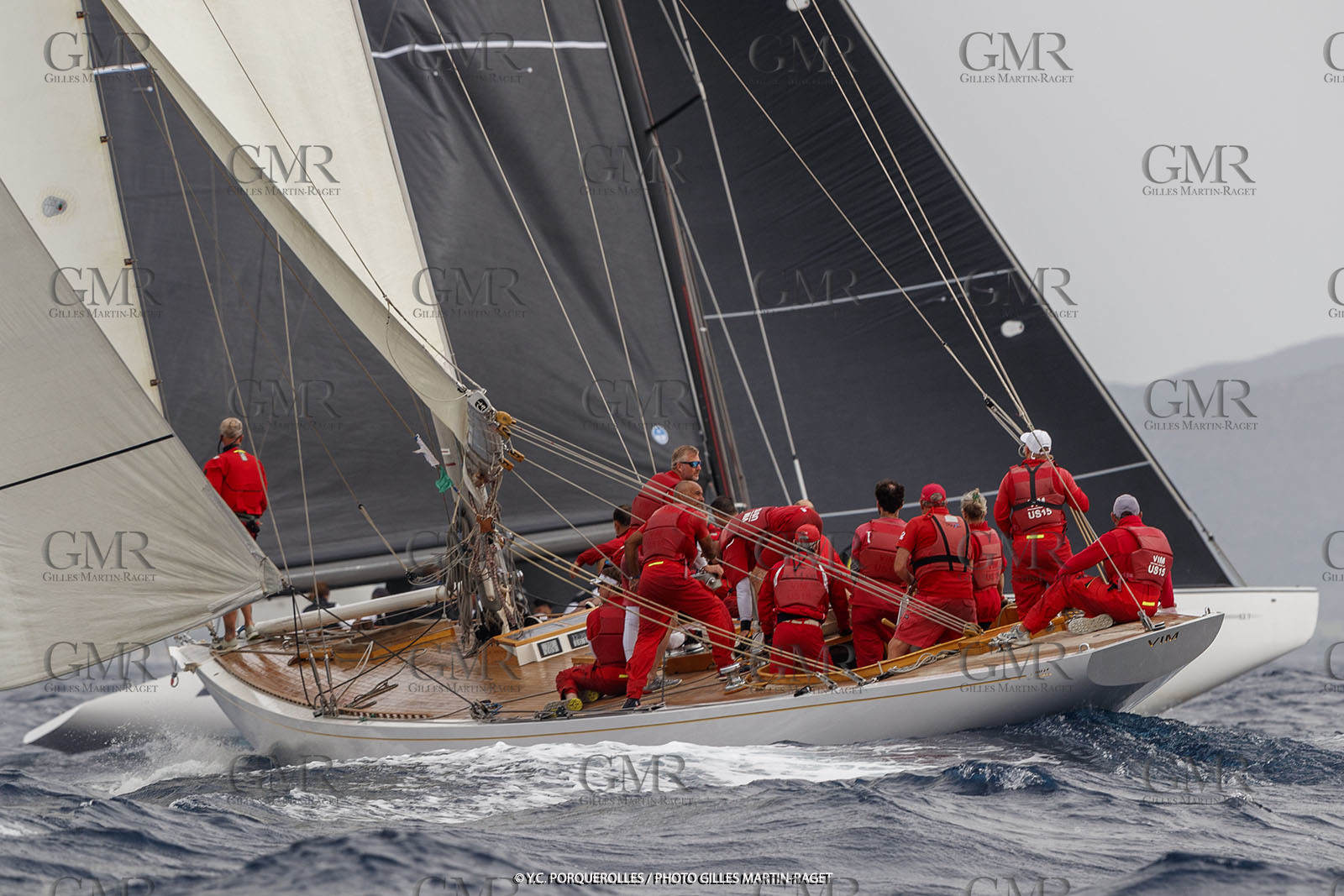 19 06 2024, Porquerolles Island (FRA), Championnat du monde des 12 m JI 2024, Race Day 1
