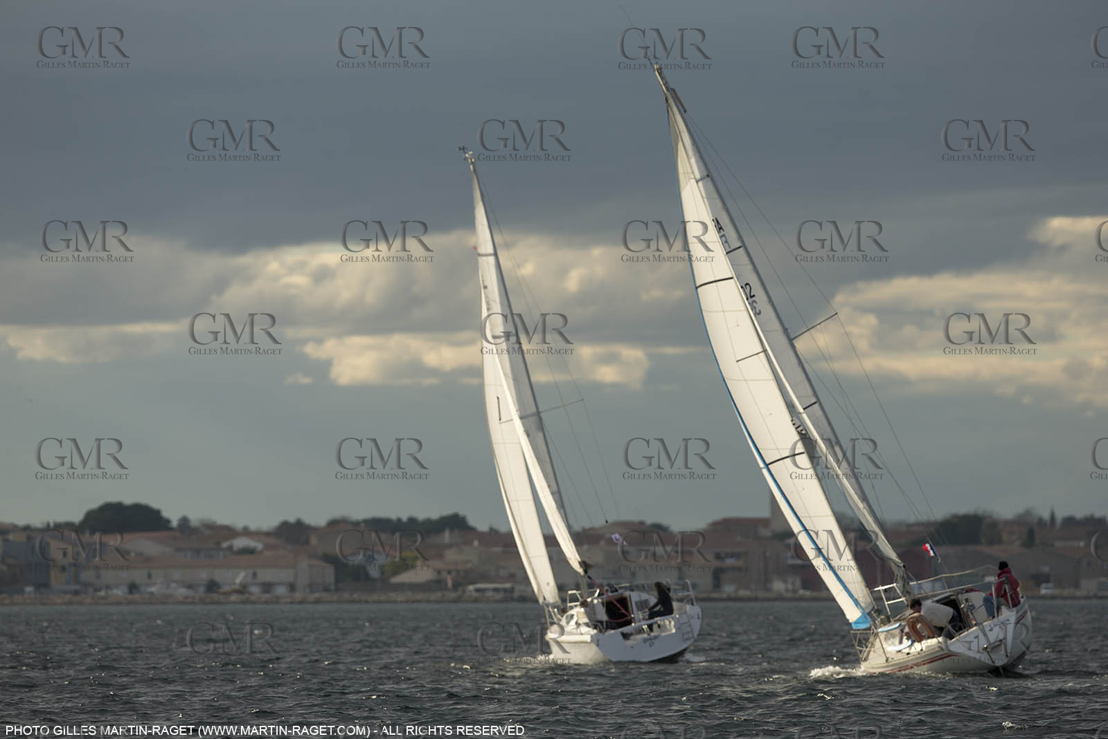 28 01 2016, Sète (FRA,34), Cruising on Thau Basin, Marseillan