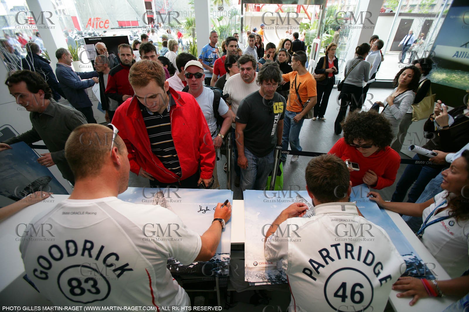 29 04 2007-Valencia (Spain)- 32nd America's Cup - Louis Vuitton Cup - RR2 - Day1 - BMW ORACLE Racing