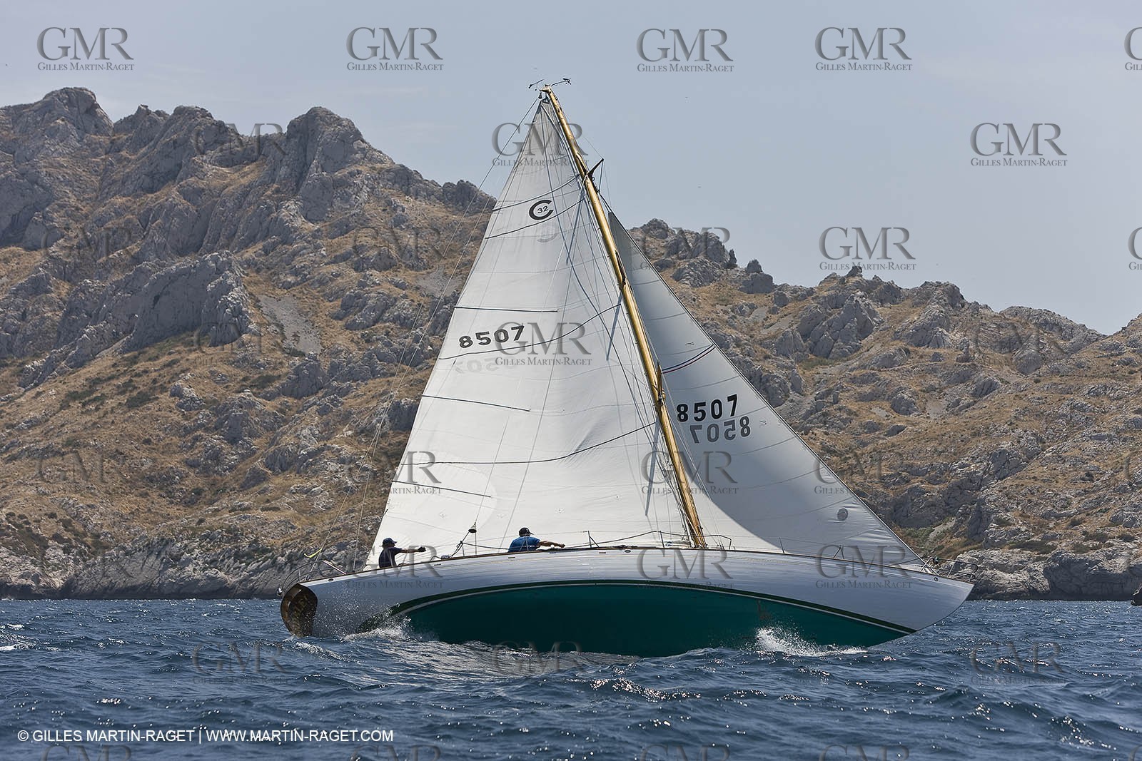 Sailing, Classic yachts, Voiles Vieux Port 2009, Marseille (FRA)