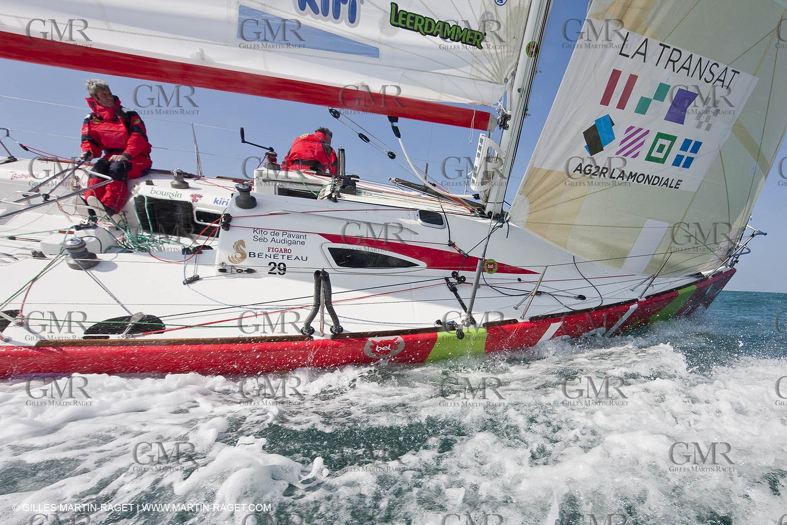 13 03 2010 -  La Grande Motte   Port Camargue (FRA) - Groupe Bel - Kito de Pavant   Sebastien Audigane training for Transat AG2R