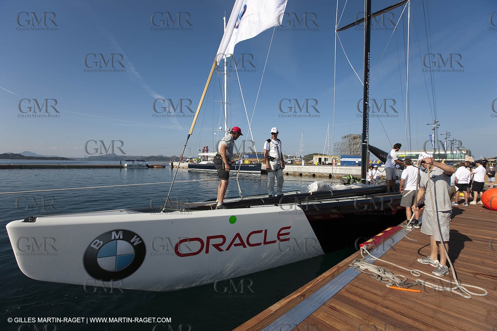 19 05 2010 - La Maddalena (ITA, Sardinia) Louis Vuitton Trophy - BMW ORACLE Racing - Training