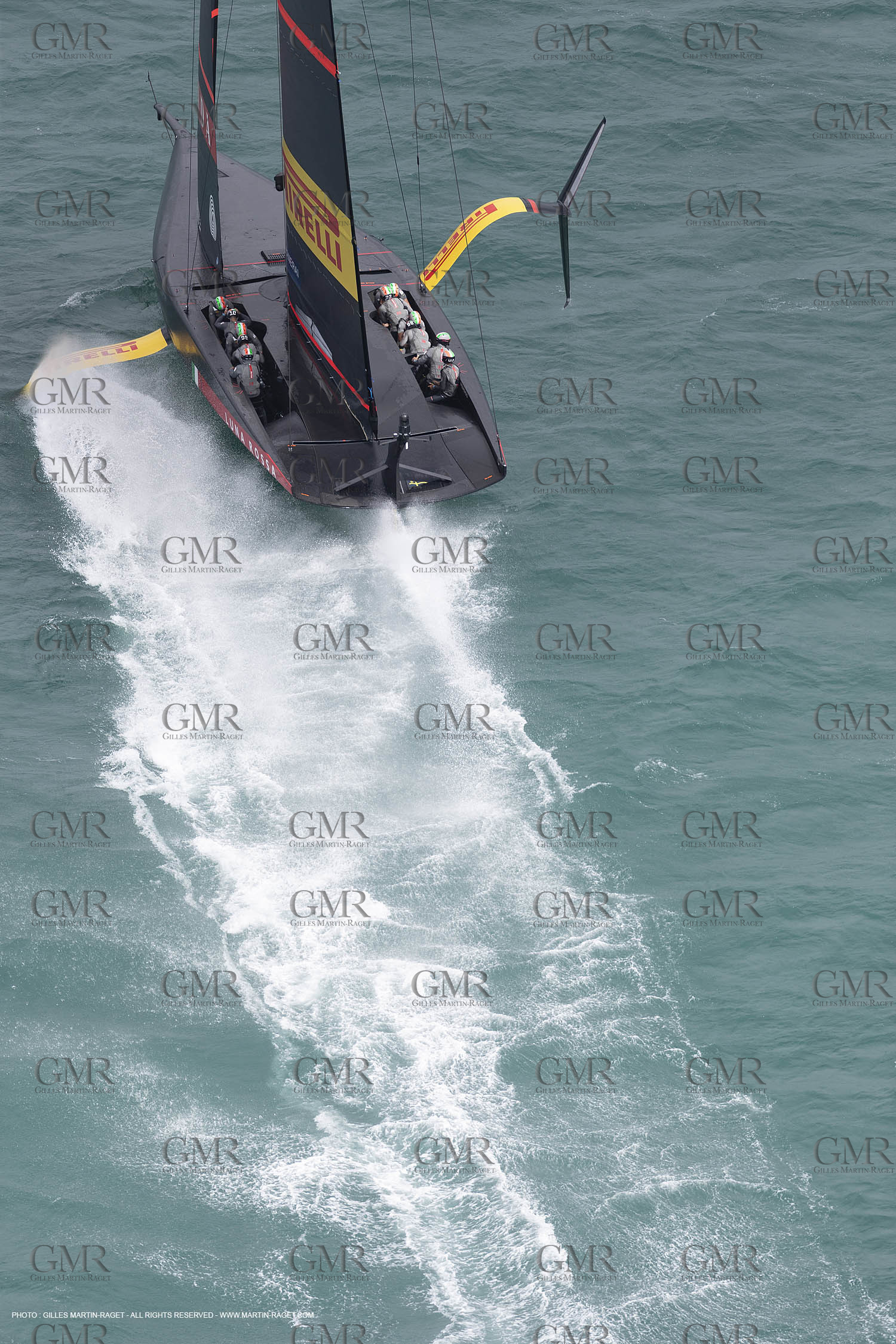10 12 2020 - Auckland (NZL) - 36th America's Cup - Practice Sessions - Day 2 -Luna Rossa Prada Pirelli Team