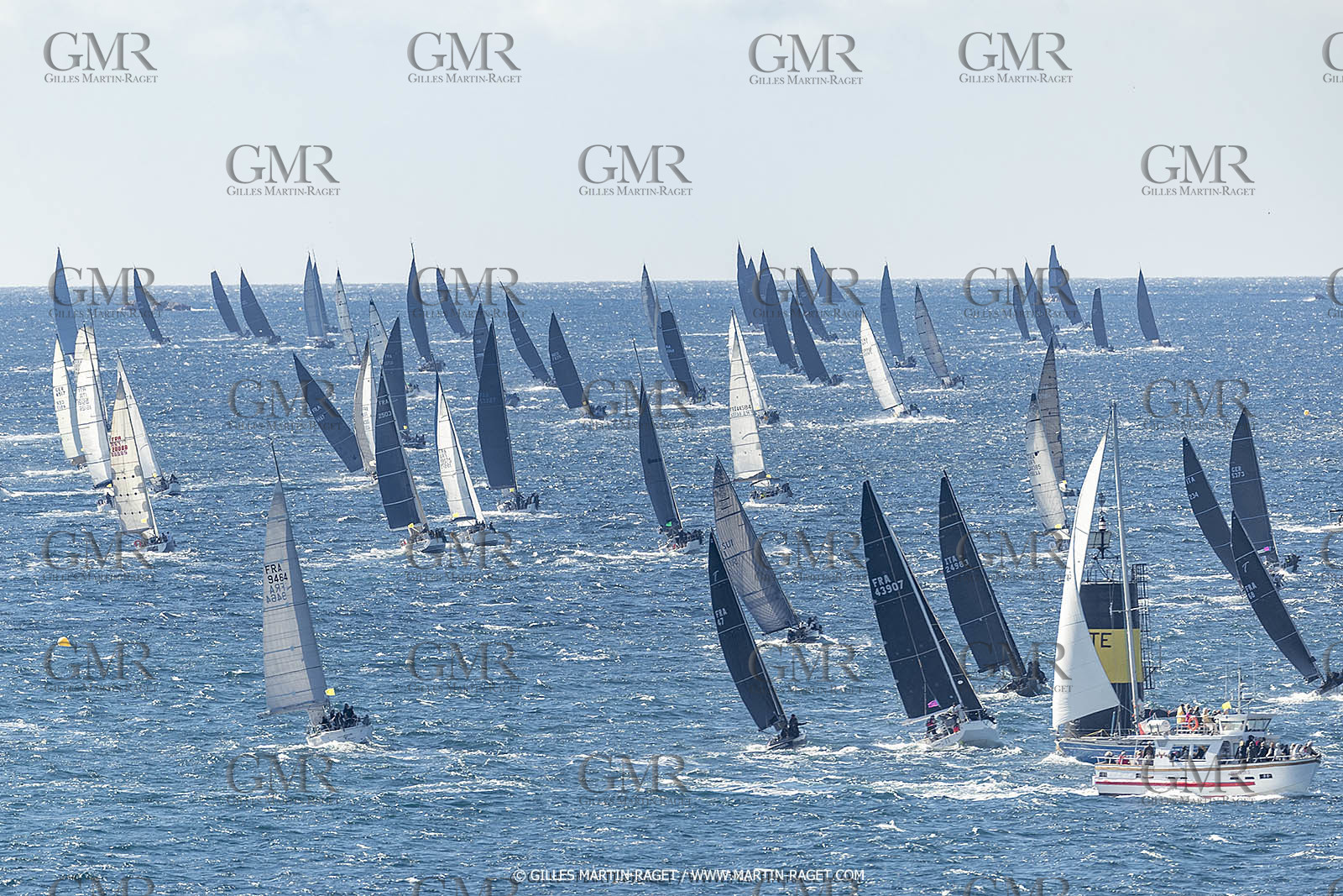 28 09 2022? Saint-Tropez,(FRA,83), Les Voiles de Saint-Tropez 2022 Régate N° 2 poup les modernes, navigation libre pour les grandes goélettes