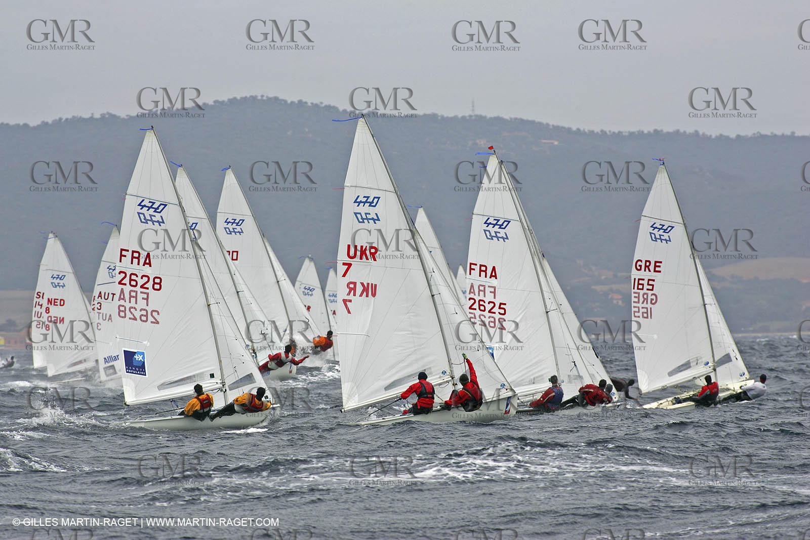 Semaine Olympique Française de Voile 2005 - Jour 1 - 470