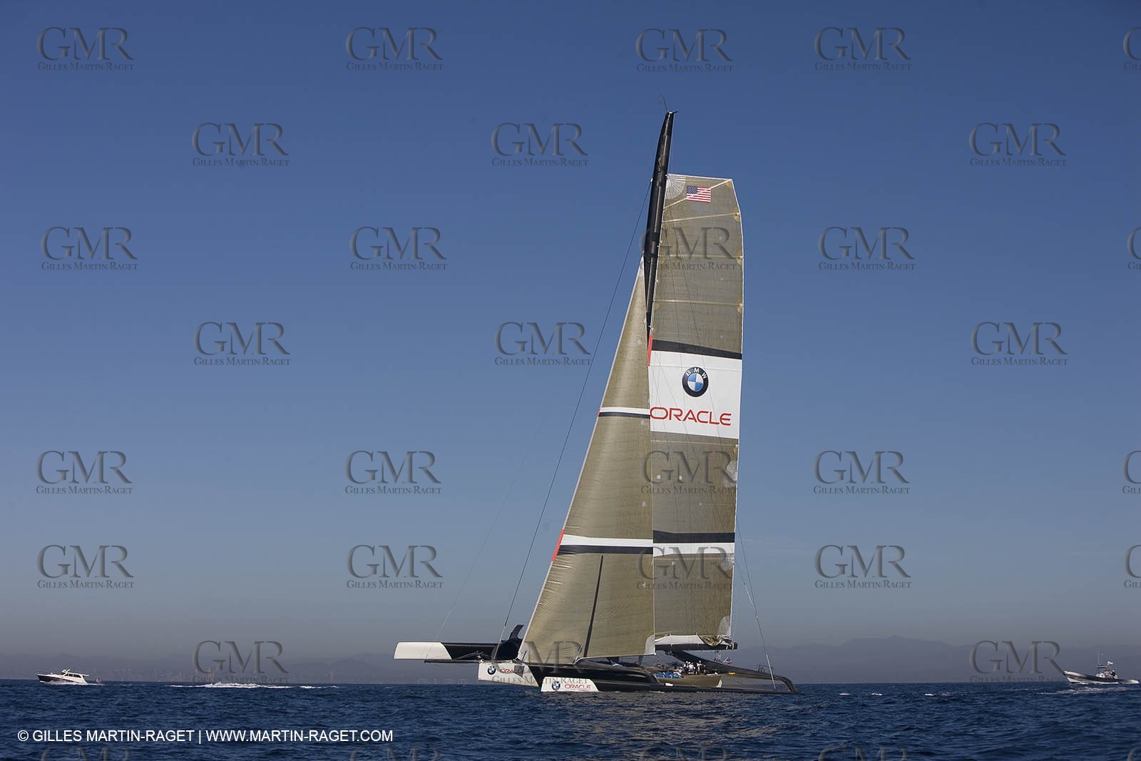 14 11 2008 - San Diego (CA, USA) - America's Cup - BMW ORACLE Racing - 90 ft trimaran sea trials - San Diego