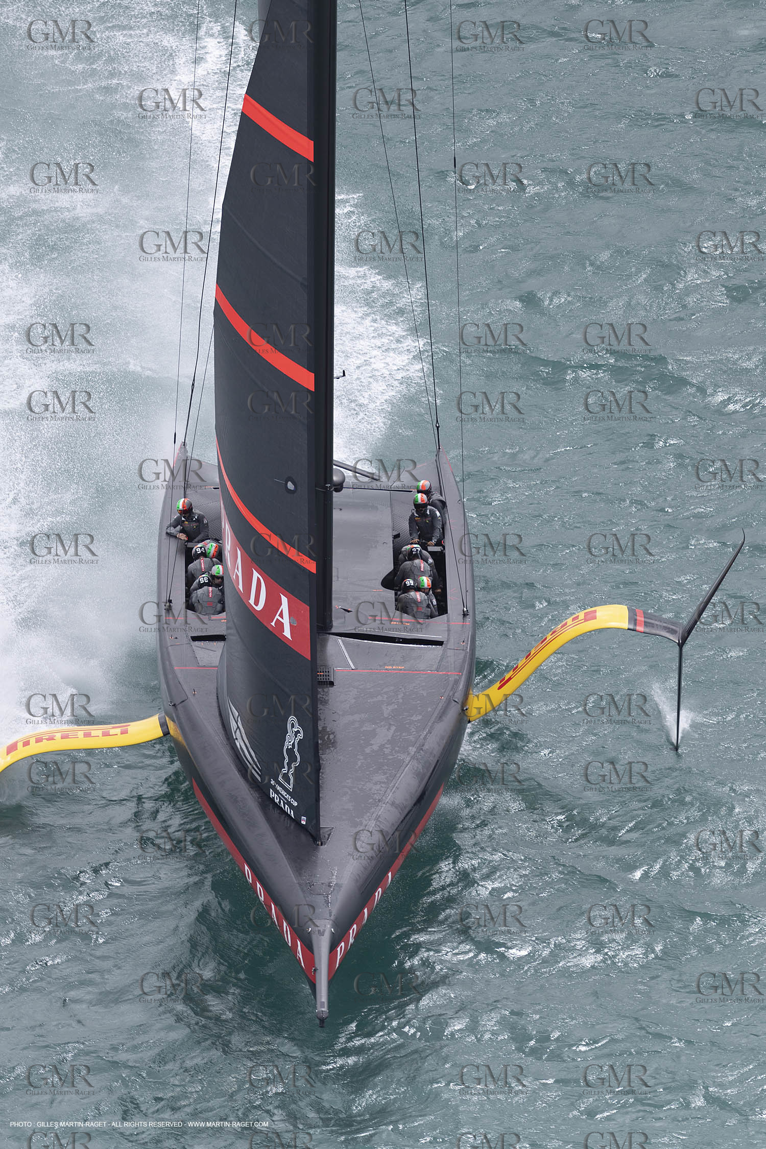 10 12 2020 - Auckland (NZL) - 36th America's Cup - Practice Sessions - Day 2 -Luna Rossa Prada Pirelli Team